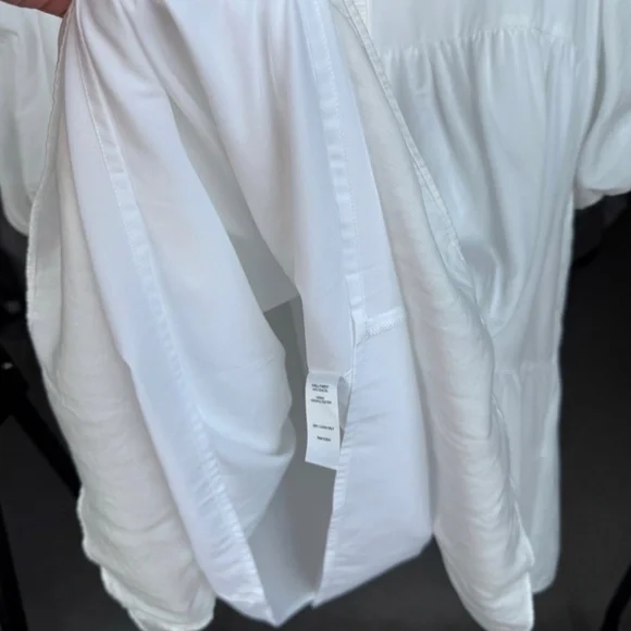 Emily McCarthy Frankie Tiered Mini Dress White Size Small - Picture 8 of 10